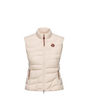 Moncler Moncler Huangbiao Down Gilet - Natural