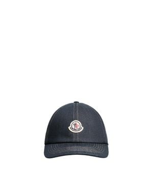 Moncler Moncler Denim Baseball Cap - Blue