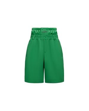 Moncler x A$AP ROCKY Moncler Logo Print Shorts - Green