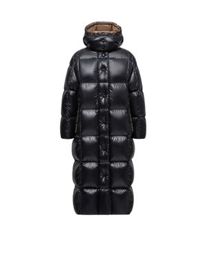 Moncler Moncler Parnaiba Hooded Long Down Jacket - Black