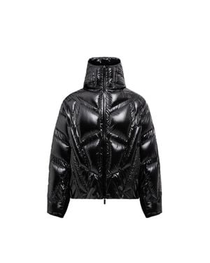 Moncler x A$AP ROCKY Moncler Bahianinha Hooded Short Down Jacket - Black