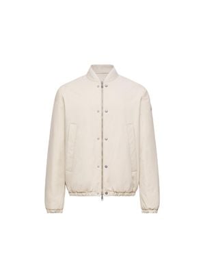 Moncler Moncler Tafoni Reversible Down Bomber Jacket - Natural
