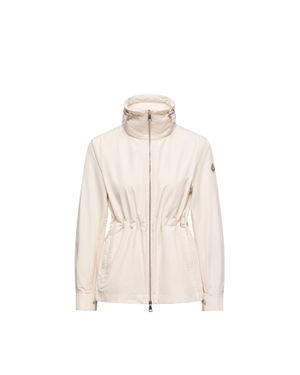 Moncler Moncler Enette Hooded Short Parka Jacket - Natural