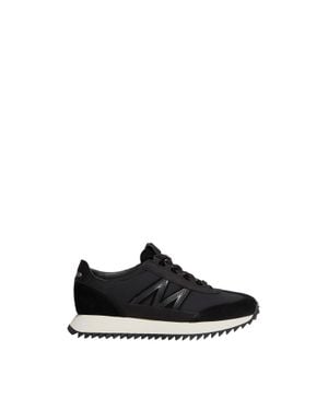 Moncler Moncler Pacey2 Suede & Nubuck Trainers - Black