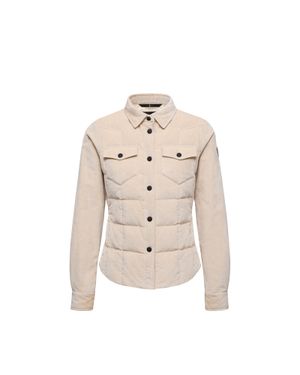 Moncler Nangy Down Shacket - Natural