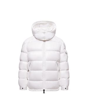 Moncler Moncler Maire Hooded Short Down Jacket - White