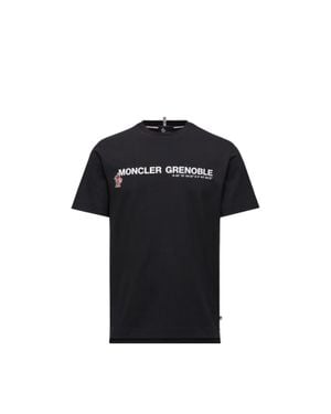 Moncler T-Shirt Logata - Nero