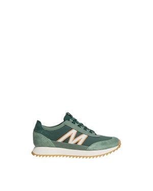 Moncler Moncler Pacey2 Suede & Nubuck Trainers - Green
