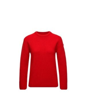 Moncler + Jil Sander Moncler Pullover Aus Wolle Von, Damen, Größe - Rot