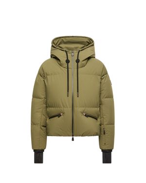 Moncler Giacca Da Sci Imbottita Con Cappuccio Allesaz, Donna, Taglia - Verde