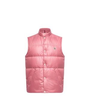 Moncler Moncler Restigo Down Vest - Pink