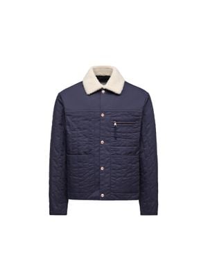 Moncler x Gilga Farm designed by Donald Glover Moncler X Gilga Farm By Donald Glover Kishus Padded Shirt Jacket - Blue