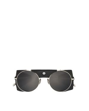Moncler Moncler Solix Round Sunglasses - Black