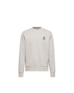 Moncler Moncler Monduck Baumwoll-Sweatshirt, Herren, Größe - Weiß