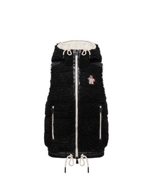 Moncler Moncler Teddy Padded Gilet - Black