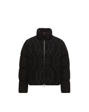 Moncler Piumino Bouclé Nitidule, Donna, Taglia - Nero