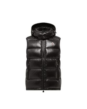 Moncler Moncler Bormes Hooded Down Gilet - Black