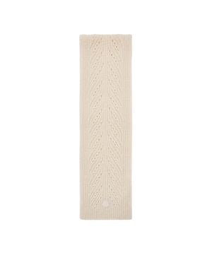 Moncler Moncler Écharpe En Laine Mélangée, Femme, Taille - Blanc