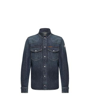 Moncler Moncler Denim Shirt Jacket - Blue