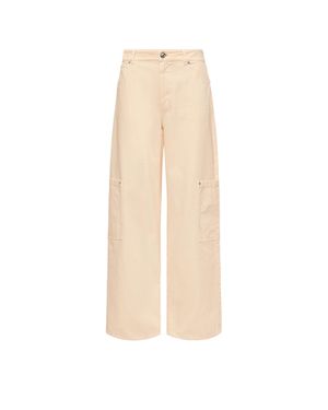 Moncler Moncler Canvas Cargo Pants - Natural