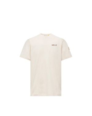 Moncler x Gilga Farm designed by Donald Glover Moncler X Gilga Farm By Donald Glover Cotton T-Shirt - Natural