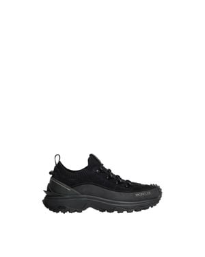 Moncler Moncler Trailgrip Lite3 Nubuck & Suede Trainers - Black