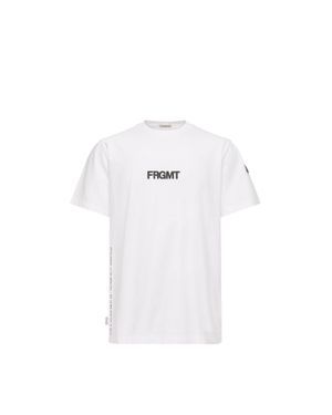Moncler Moncler Dog Print Cotton T-Shirt - White