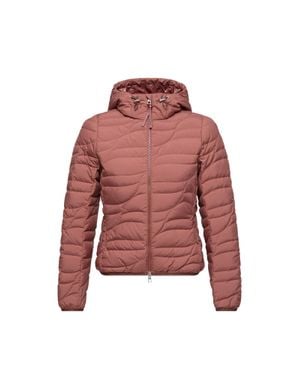 Moncler Moncler Delebiao Hooded Short Down Jacket - Red