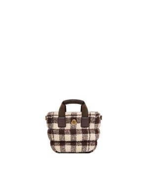 Moncler Moncler Microbolso Tote Caradoc, Mujer, Talla - Metálico