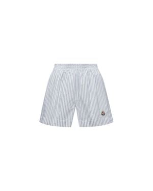 Moncler Moncler Striped Shorts - White
