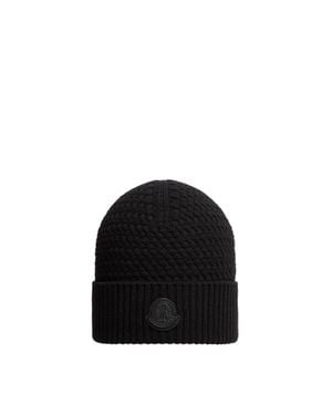 Moncler Moncler Cashmere Blend Beanie - Black