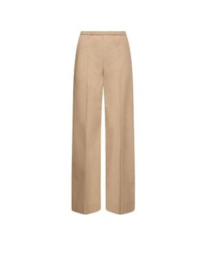 Moncler Moncler Cotton Poplin Pants - Natural