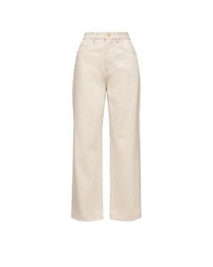 Moncler Moncler Cropped Jeans - Natural