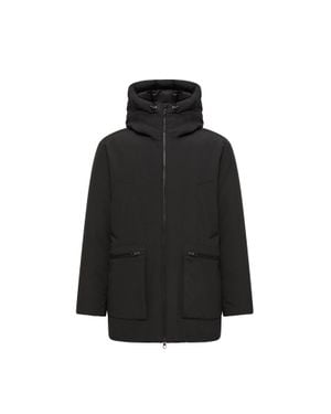 Moncler Moncler Aurino Hooded Mid-Length Parka - Black