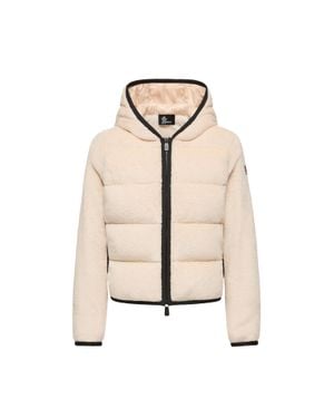Moncler Moncler Sudadera Acolchada Con Capucha Y Cremallera Polartec, Mujer, Talla - Neutro
