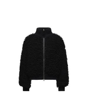 Moncler x Edward Enninful Cardigan Zippé X Ee72 Par Edward Enninful - Noir
