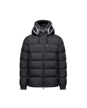 Moncler Cardere Hooded Short Down Jacket - Black