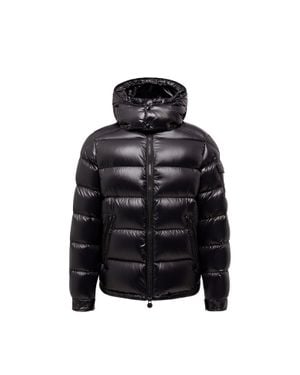 Moncler Moncler Maya Hooded Short Down Jacket - Black
