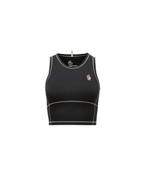 Moncler Moncler Logo Tank Top - Black