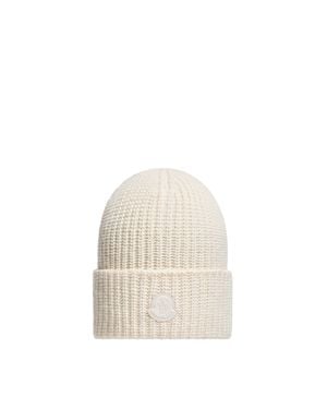 Moncler Moncler Gorro De Mezcla De Lana Y Cachemira, Mujer, Talla - Neutro