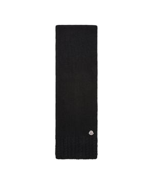 Moncler Moncler Schal Aus Alpaka-Mischung, Damen, Größe - Schwarz