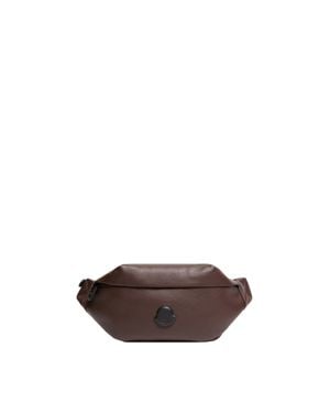 Moncler Marsupio Durance Piccolo, Uomo, Taglia - Marrone