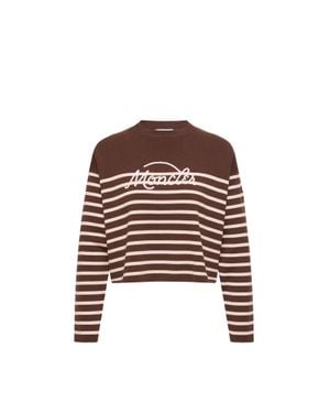 Moncler Moncler Jersey De Lana A Rayas, Mujer, Talla - Rojo