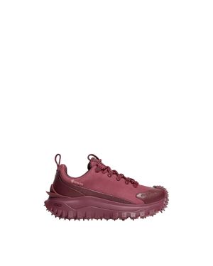 Moncler Moncler Trailgrip Apex2Gtx Suede & Leather Trainers - Purple