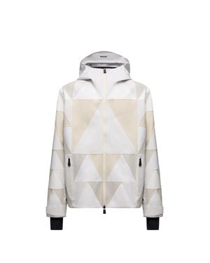 Moncler Moncler Valserine Gore-Tex Laminate Patchwork Ski Jacket - White