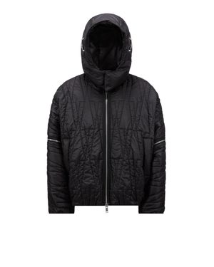 Moncler Willow Smith Piumino Corto Haissa - Nero