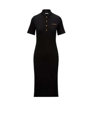 Moncler Polo Midi Dress - Black