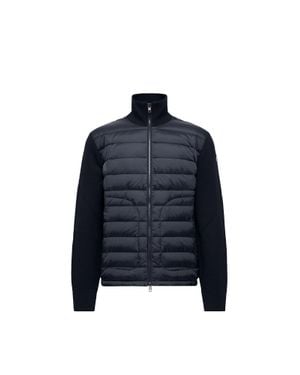 Moncler Moncler Padded Zip-Up Cardigan - Blue
