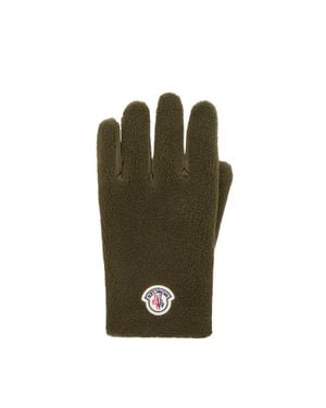 Moncler Teddy Padded Gloves - Green
