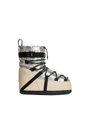 Moncler Moon Boot X Icon Low Padded Snow Boot - Black